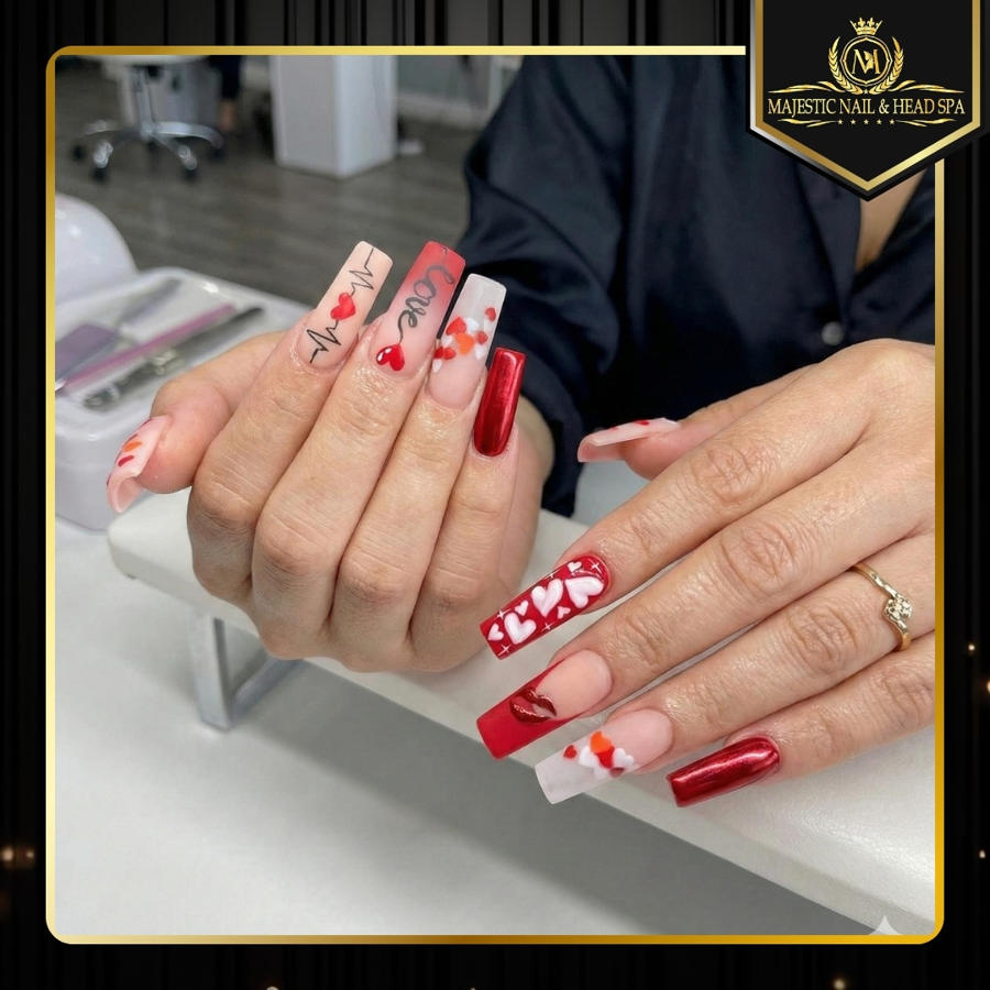 Valentine nail collection